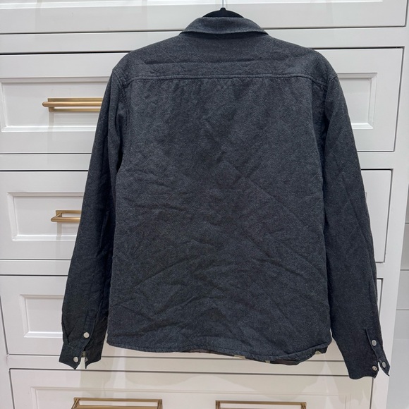 Men Large Sovereign code grey quilted jacket sweater camo interior - Picture 6 of 6